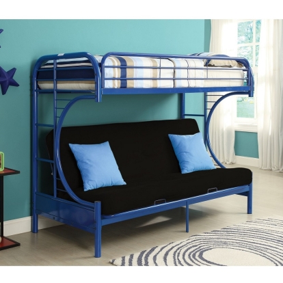 ACME Eclipse Twin XL/Queen Futon Bunk Bed Model 02093BU