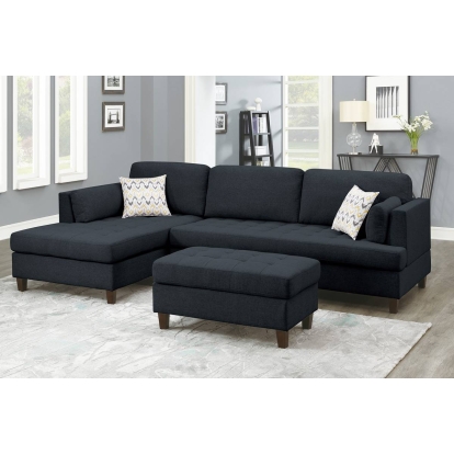 Poundex 2-Pcs Sectional Sofa Model F8831