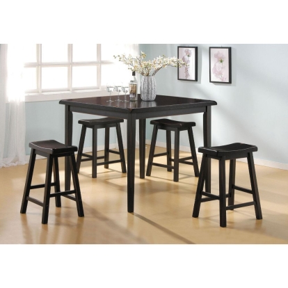 ACME Gaucho 5PC Pack Counter Height Table Set Model 7288