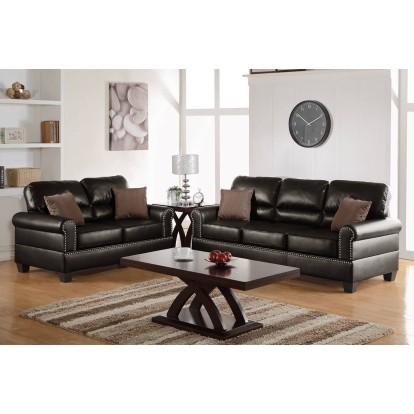 Poundex 2-Piece Sofa Set Model F7878
