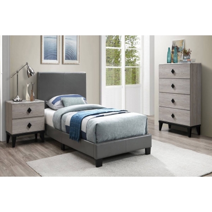 Poundex Twin Bed Model F9226T