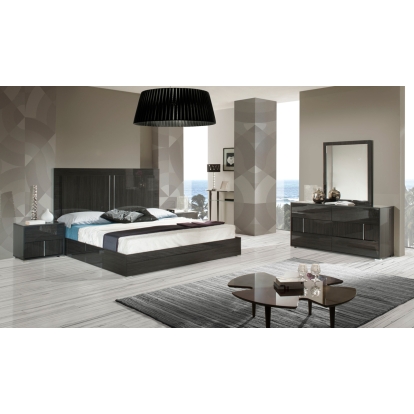 Queen Modrest Ari Italian Modern Grey Bedroom Set Bedroom Set Grey furniture-00173817 Vig Furniture VGACARI-SET-Q