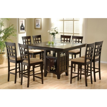Coaster Clanton 7-piece Square Dining Set Cappuccino Model 100438-S7