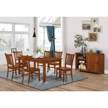 Coaster DINING TABLE 7 PC SET Model 100621-S7S