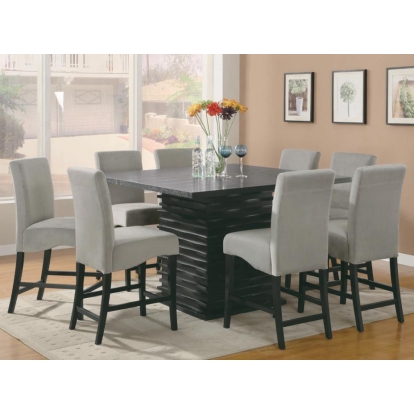 Coaster 7 PC SET (TBL+6STOOL) Model 102068-S7