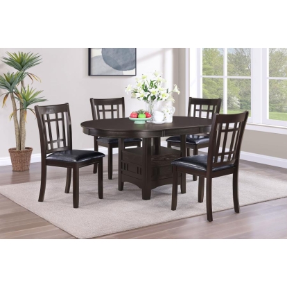 Coaster Lavon 5-piece Dining Room Set Espresso and Black Model 102671-S5
