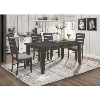 Coaster Dalila 5-piece Rectangular Dining Set Grey and Dark Grey Model 102721GRY-S5