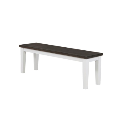 Coaster Kingman Rectangular Bench Espresso and White Model 109543
