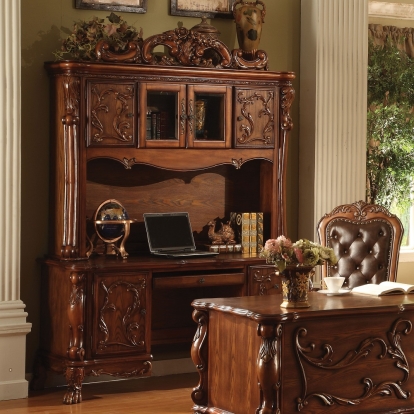 ACME Dresden Executive Computer Desk With Hutch Model 12172