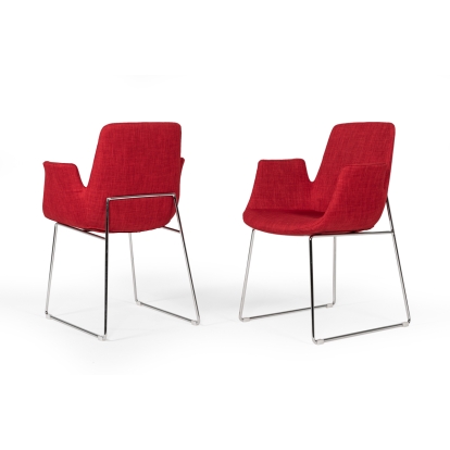 VIG Furniture Red Dining Chair SKU VGOBTY100-F-RED - Product ID 16824