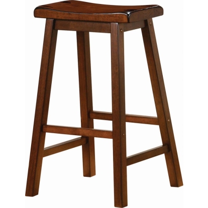 Coaster Durant Wooden Bar Stools Chestnut (Set of 2) Model 180079