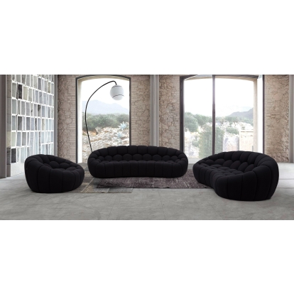 VIG Furniture Black Sofa Set SKU VGEV-2126C-SET-BLK - Product ID 82162