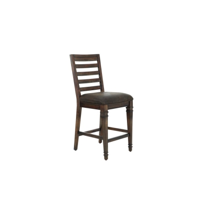 Coaster Avenue Ladder Back Counter Height Chairs Brown (Set of 2) Model 192749