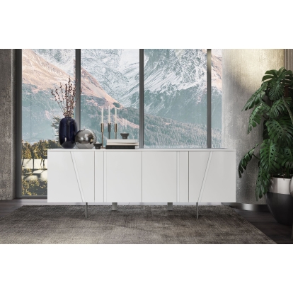 VIG Furniture Walnut Buffet SKU VGBBMK1802SB-WHT-BUF - Product ID 77870