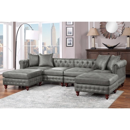 Poundex 4-Pcs Modular Set Model 491