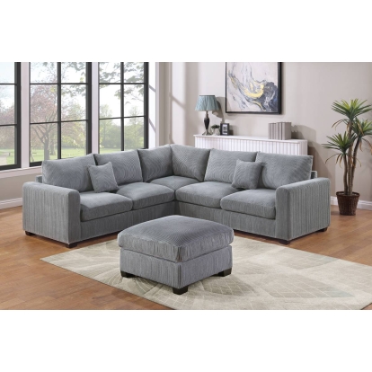 Poundex 4-Pcs Sectional Model F8890