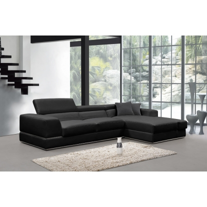 VIG Furniture Black Sectional Sofa SKU VGCA5106A-BLK-RAF - Product ID 80508