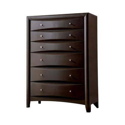 Coaster Phoenix 6-drawer Chest Deep Cappuccino Model 200415