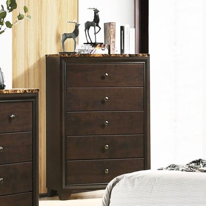 Coaster Conner 5-drawer Rectangular Chest Cappuccino Model 200425