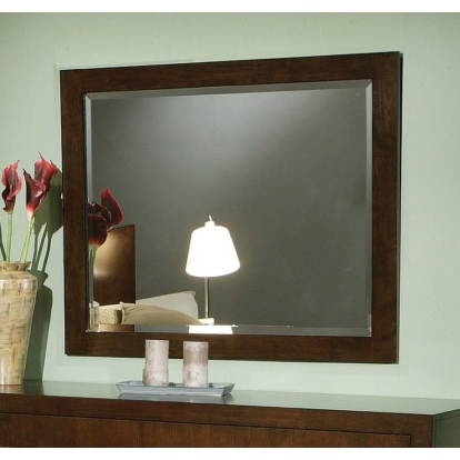Coaster Jessica Rectangular Wall Mirror Cappuccino Model 200714