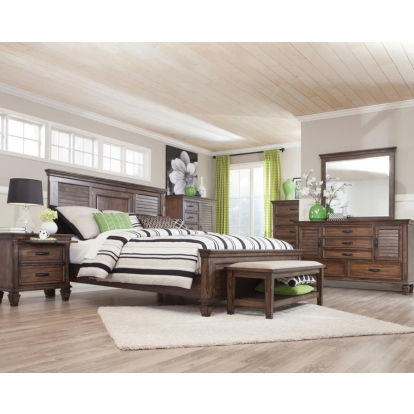 Coaster Franco Storage Platform Bedroom Set Model 200971KW-S4