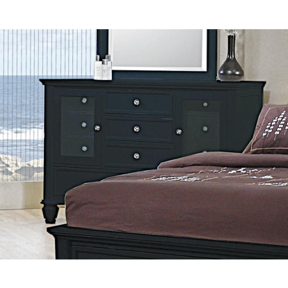 Coaster Sandy Beach 11-drawer Dresser Black Model 201323