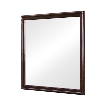 Coaster Louis Philippe Square Mirror Cappuccino Model 202414
