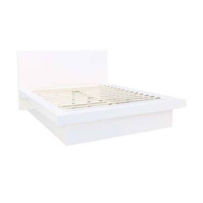 Coaster Jessica California King Platform Bed with Rail Seating White Model 202990KW