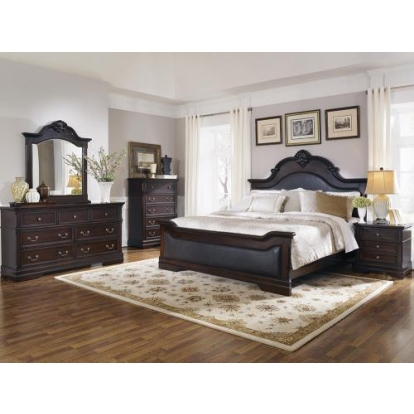 Coaster Cambridge Carved Bedroom Set Cappuccino