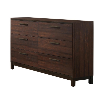 Coaster Edmonton 6-drawer Dresser Rustic Tobacco Model 204353