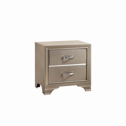Coaster Beaumont 2-drawer Rectangular Nightstand Champagne
