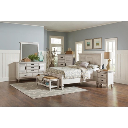 Coaster Franco Storage Platform Bedroom Set Model 205331KE-S5