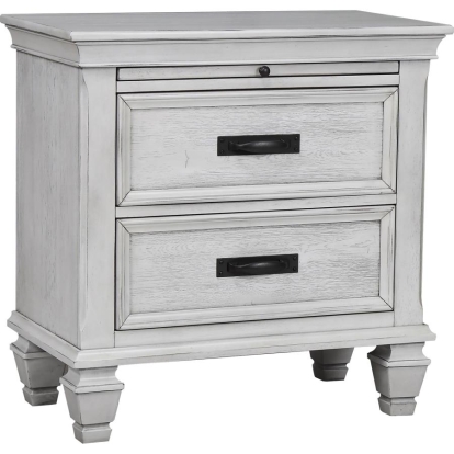 Coaster Franco 2-drawer Nightstand Antique White Model 205332