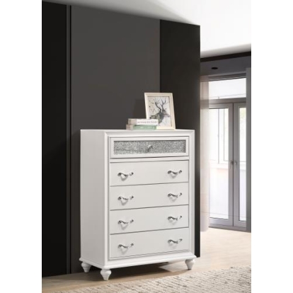 Coaster Barzini 5-drawer Chest White