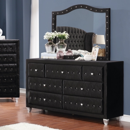 Coaster Deanna 7-drawer Rectangular Dresser Black Model 206103