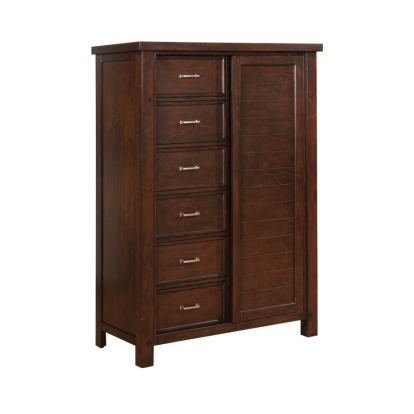 Coaster Barstow 8-drawer Door Chest Pinot Noir Model 206436