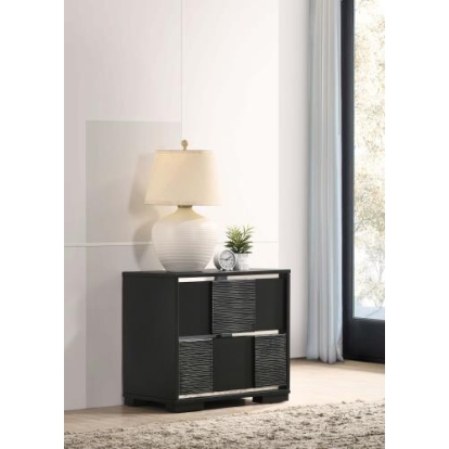Coaster Blacktoft 2-drawer Nightstand Black