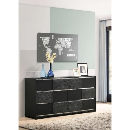 Coaster Blacktoft 6-drawer Dresser Black