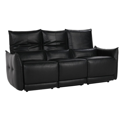 Classic Home Amsterdam Power Recliner Sofa Black Model 2108SF71