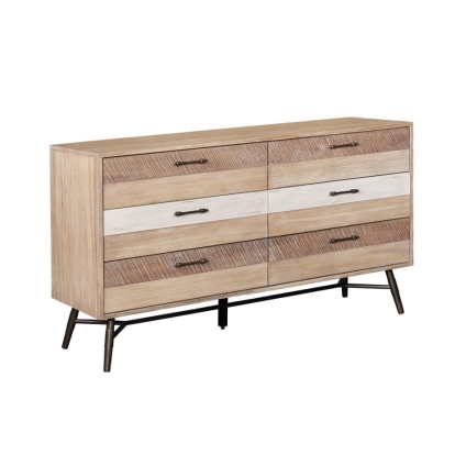 Coaster Marlow 6-drawer Dresser Rough Sawn Multi Model 215763