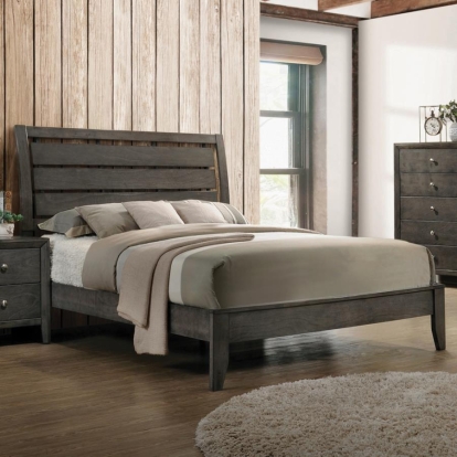Coaster Serenity Twin Panel Bed Mod Grey Model 215841T