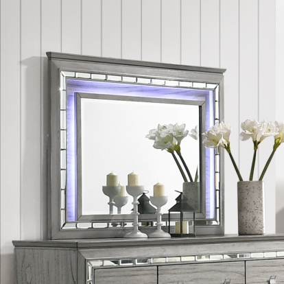 ACME Antares Mirror With Led Model 21824