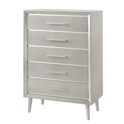 Coaster Ramon 5-drawer Chest Metallic Sterling Model 222705