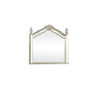 Coaster Heidi Arched Mirror Metallic Platinum Model 222734