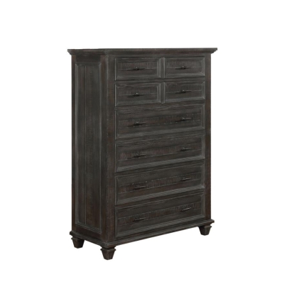 Coaster Atascadero 8-drawer Chest Weathered Carbon Model 222885