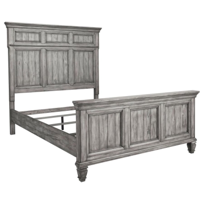 Coaster Avenue Eastern King Panel Bed Grey Model 224031KE