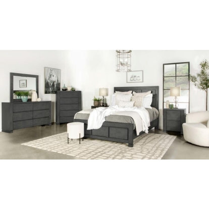 Coaster Lorenzo Bedroom Set Dark Grey Model 224261KW-S5