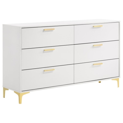Coaster Kendall 6-drawer Dresser White Model 224403