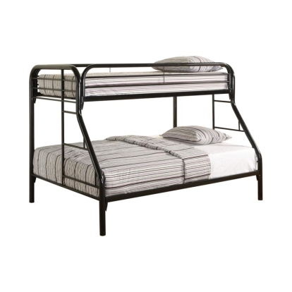 Coaster Morgan Twin over Full Bunk Bed Black Model 2258K