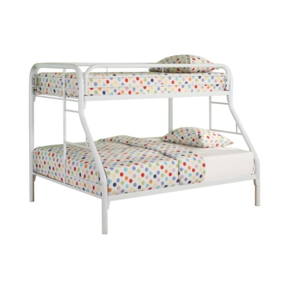 Coaster Morgan Twin over Full Bunk Bed White Model 2258W